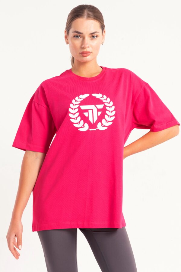 Iconic Chest Print Oversized T-shirt