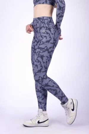 Cool grey camouflage leggings