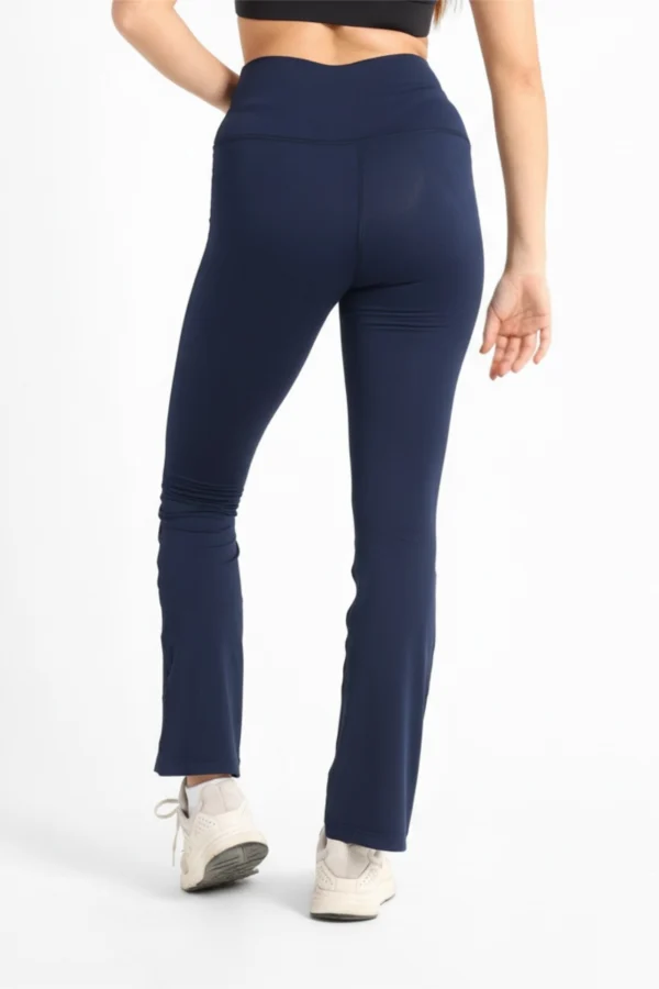 Dark blue yoga flare pants s